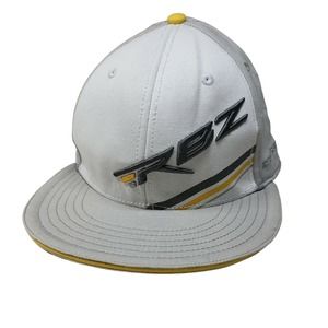 TaylorMade RBZ Stage 2 Mens Size S/M White Gray Golf Hat Cap Small Medium Aflex